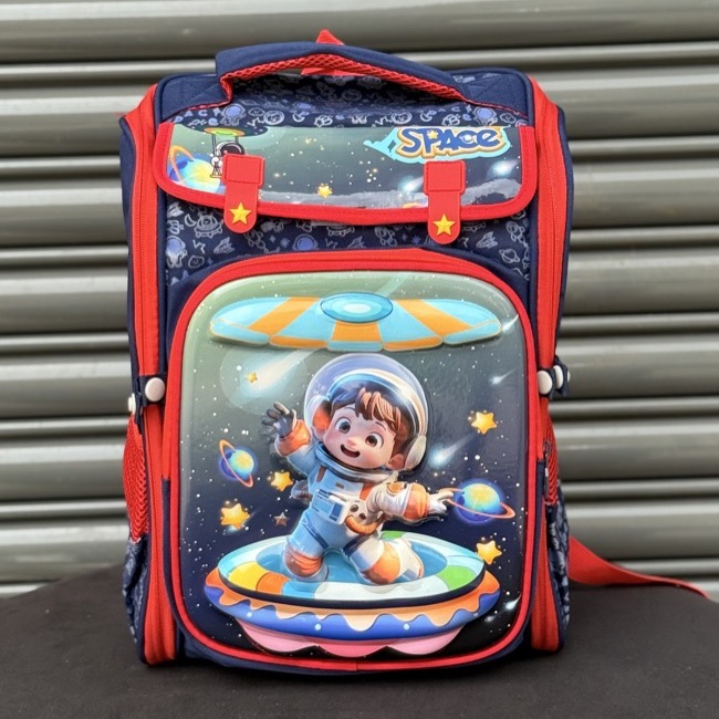 کوله پشتی بچگانه صندوقی طرح Space از K-Z کد 40616025