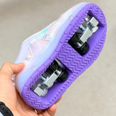 کتونی بچگانه دخترانه اسکیتی اتومات طرح کرومی از A+B کد 5070203